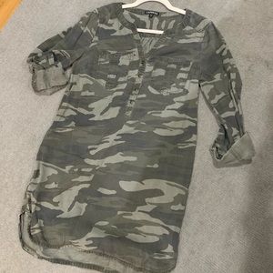 Camo mini dress